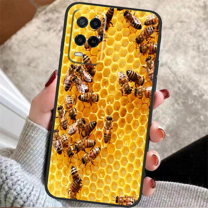 Bee Keeping Honey Bees Case For Oppo A38 A74 A94 A54 A18 A58 A78 A98 A80 A60 A40 A96 A76 A16 A15 A17 A57 A77 A5 Pro