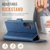 For Samsung Galaxy A36 5G Case AUTSPACE A11 RFID Blocking Retro Leather Cell Phone Wallet Cover