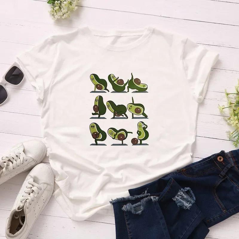 Funny Broccoli Unisex T Shirt Summer Vegetables Cartoon Tshirt Multicolor Harajuku Vegan Print Tshirt Female Clothes Y2K Top