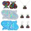 Holographic Butterfly Earrings Silicone Mold Ear Drops Crystal Epoxy Resin Mould DIY Ear Rings Jewelry Making Tools