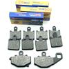 Motorcycle Front Rear Brake Pads for KAWASAKI ZX6R Ninja ZX-6R 2007- Monster Ebegy 2009 ZX 6R