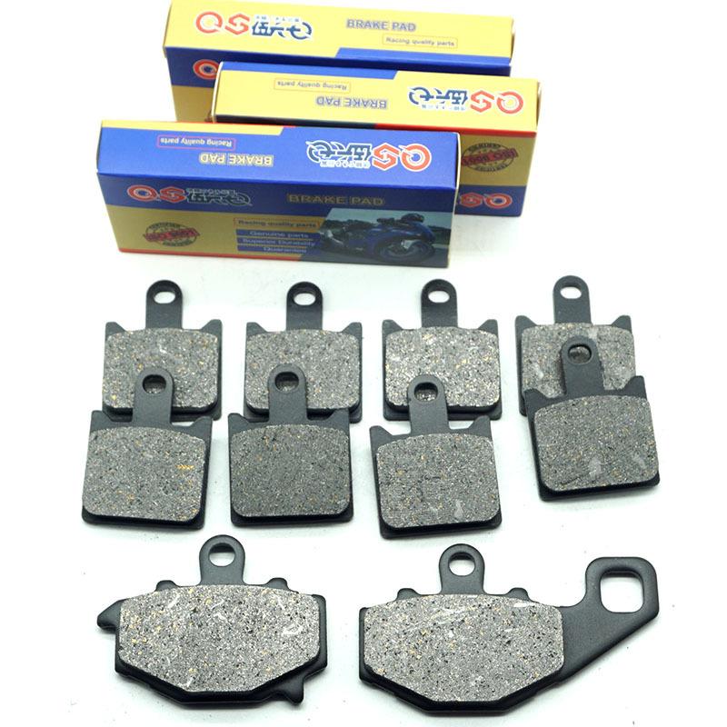 Motorcycle Front Rear Brake Pads for KAWASAKI ZX6R Ninja ZX-6R 2007- Monster Ebegy 2009 ZX 6R