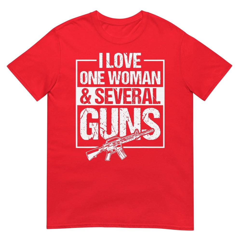 I Love One Unisex Several Guns Tshirt S
