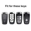 Transparent Car Key Cover Case Shell Holder Accessories for Ford Edge EcoSport F-150 F-250 F-350 Fusion Mondeo Mustang Explorer