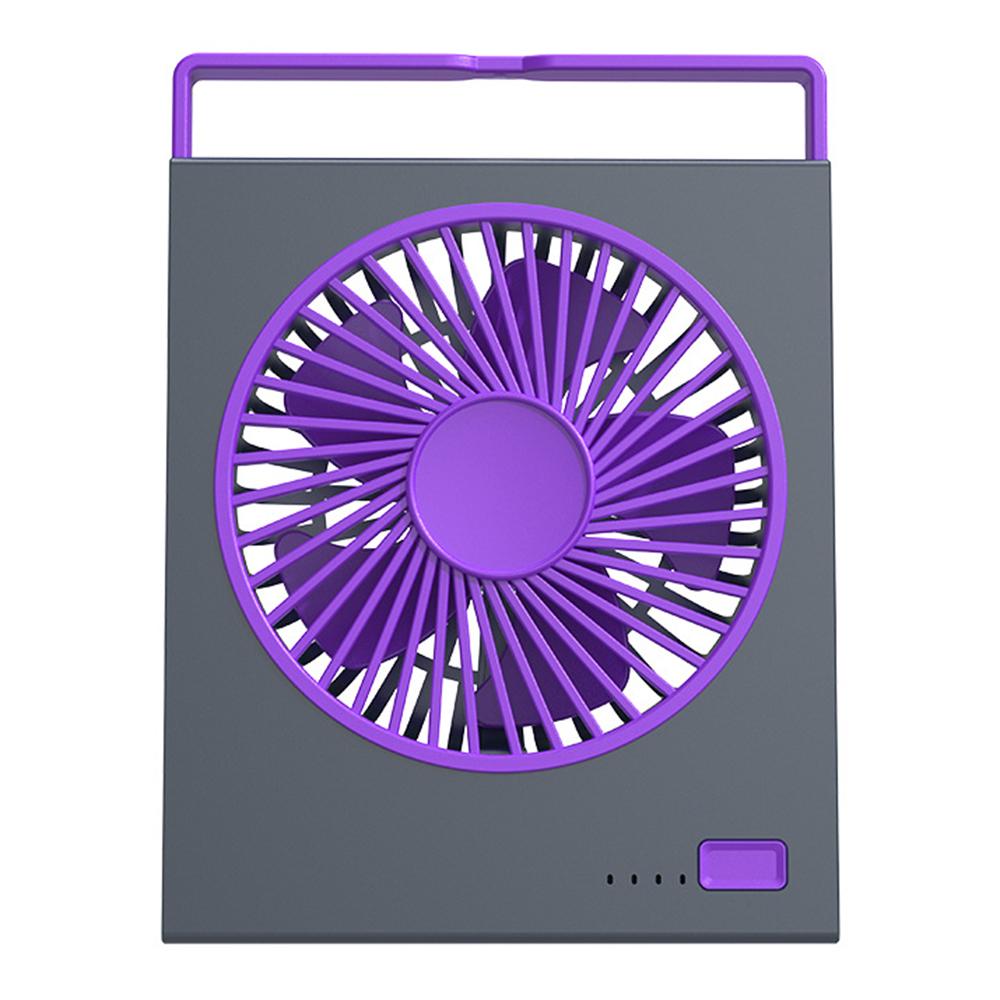 

L19 Slim Desk Fan with Foldable Handle 4 Speeds Adjustable Portable Hanging Fan for Bedroom Office Grey