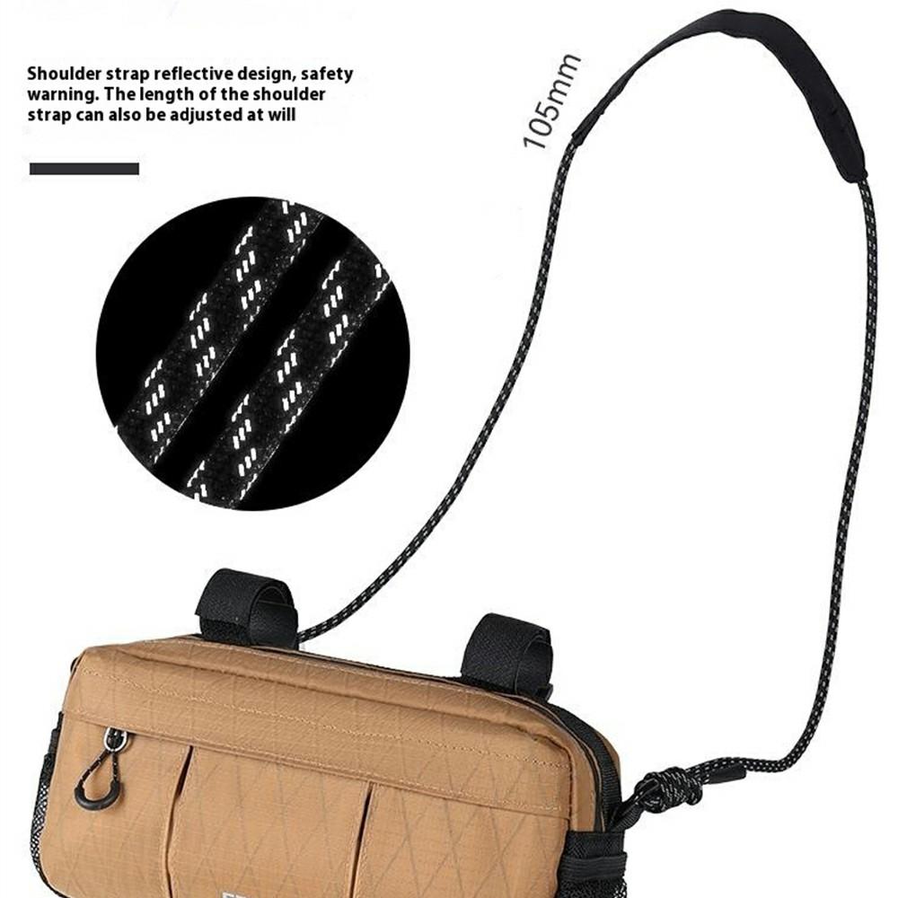 

ESLNF 07CD0039 Bicycle Handlebar Bag 2L Large Capacity Waterproof Front Frame Bag for Mountain Road Bike