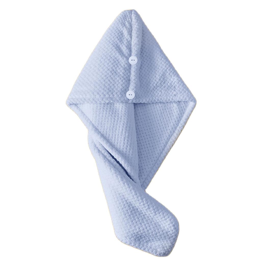 Alileader Mikrofaser-Haartuchwickel Super saugfähiger Turban Korallensamt Haartrockenhut Kappen Haartücher für Frauen mit lockigem langem Haar