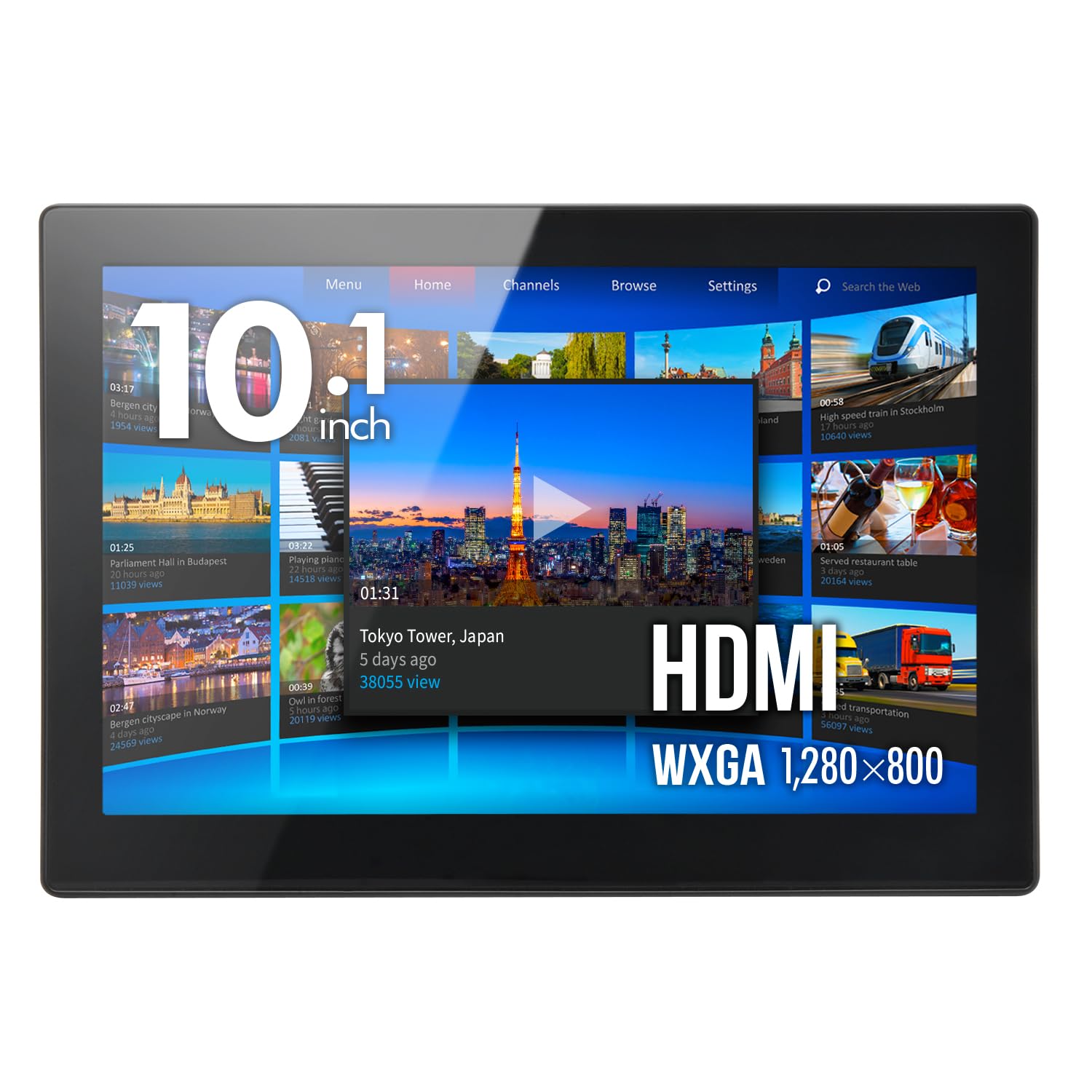 

Century HDMI monitor plus one Touch 10.1-inch multi-touch LCD-10000HT3_FP чорний