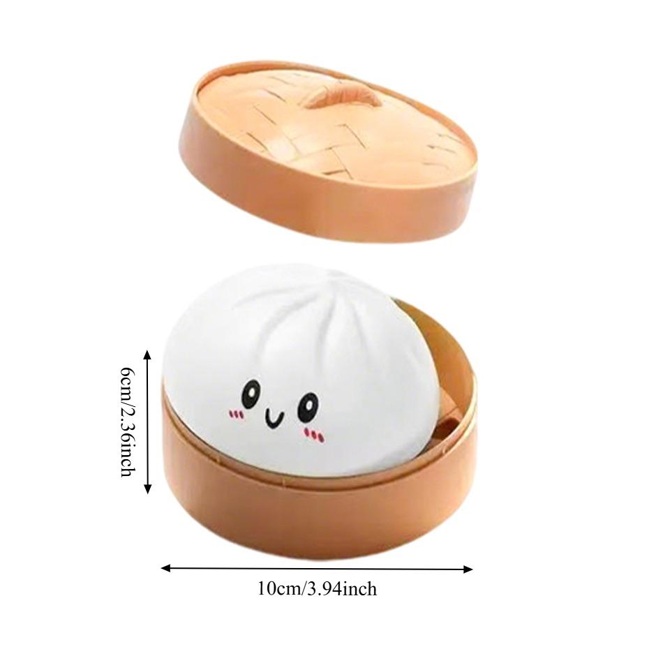 Pasticcino Morbido Squishy Palline Antistress Giocattoli Sensoriali Fidget Cibo Simulato Squishies Panino Con Vaporella Palla di Pasta da Spremere Regali