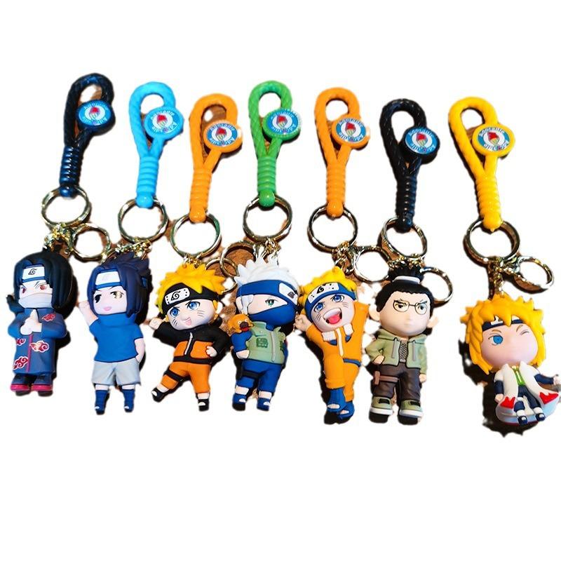 Cartoon Keychain Couple Backpack Hanging Decorations Creative Car Accessories Keychain Figurine Cute Personalized Gifts Y2k