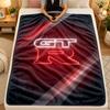 Flannel BlanketNissan GT-R Warm Soft Throw Blanket for Indoor Sofa Bed Living Room Use