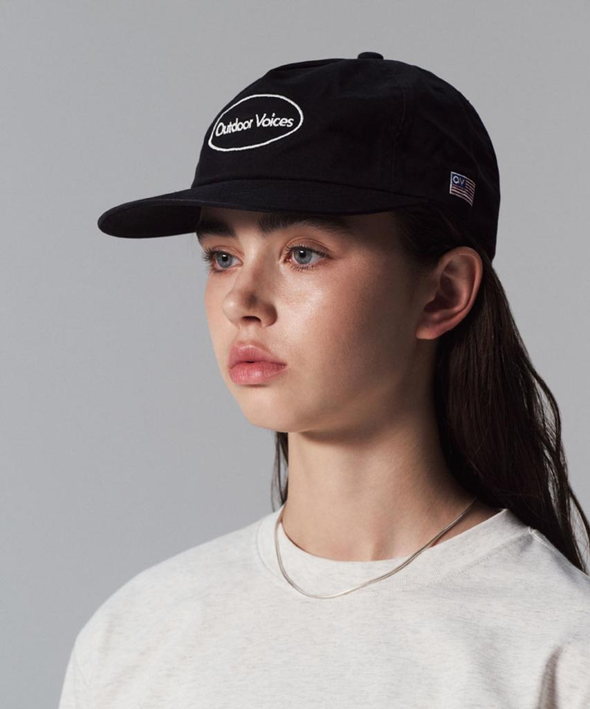 Ausdoeoboiseu Oval Logo 5P Cap (Black)