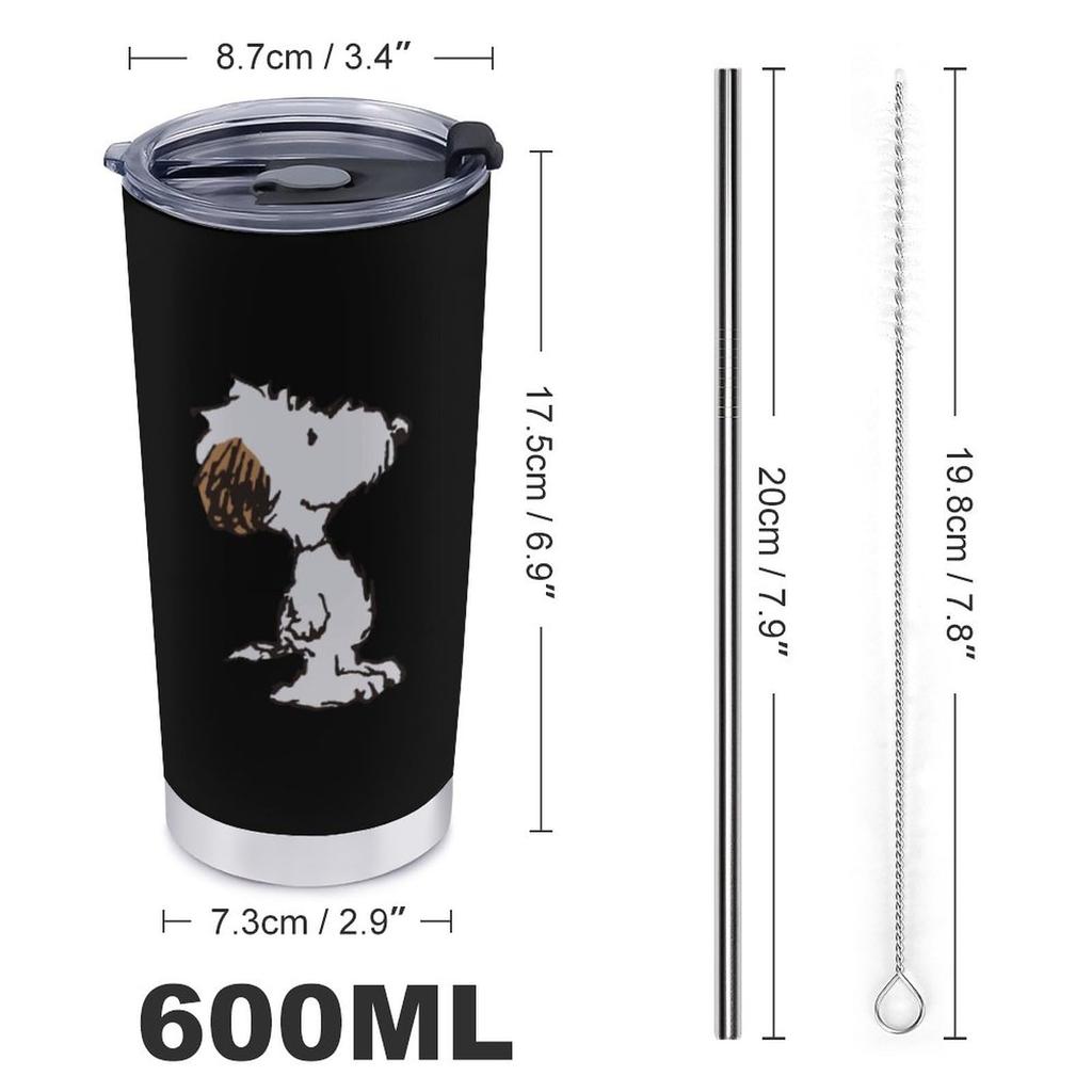 Snoopy Coffee Convenience Store EVISUK Water Stainless Direct with 600ml Tumbler, Mug, Cup, Cup, Insulated, Cold/Hot, Bottle, Steel, Drinking, Lid,