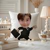 Cha E-E-Eunwoo Actor Cushion Cover Pattern Printed Pillowcase For Living Room Sofa Cushion Cover & Bedroom Decor