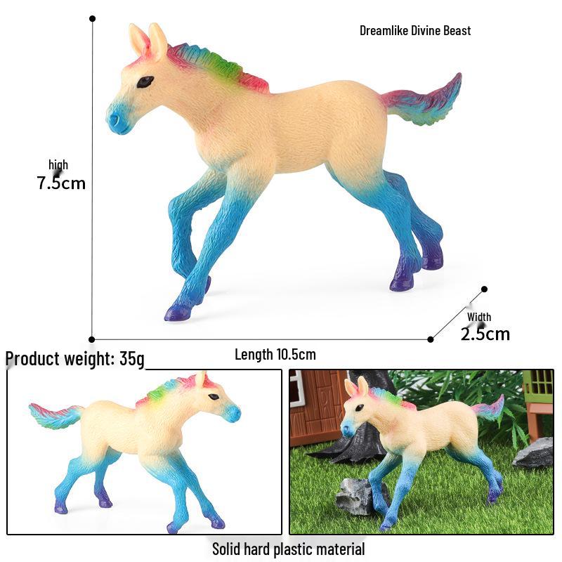 Mysterious Elf Pegasus Mythical Beast Model - Home Decoration Ornament & Gift