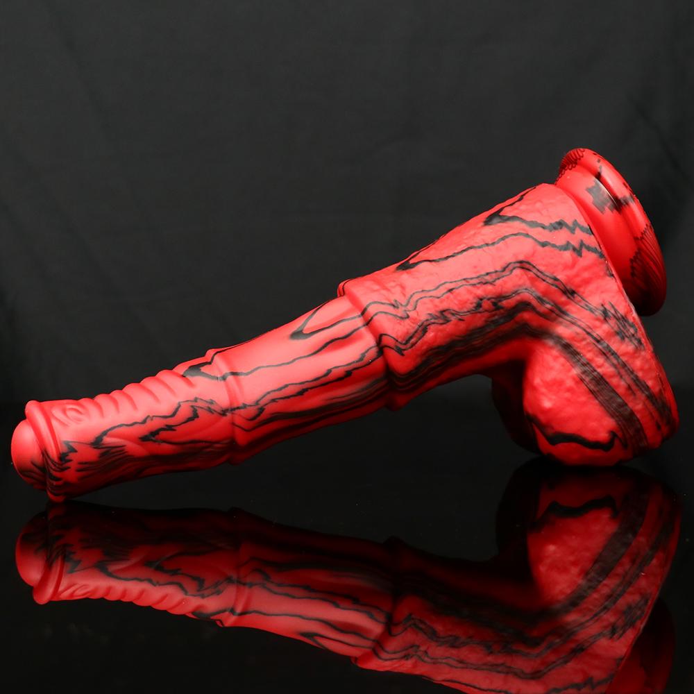 Silicone Horse Dildo With Sucker Fantasy Animal Penis Sex Toy For Women Clit Massage Stimulate Female  Anal Plug