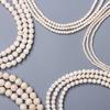 Hot Selliing High Quantity For DIY Loose Beads White Turquoises Earrings Pendants Necklace Bracelet 3-10mm About 20/30/40/50Pcs Natural Stone Round