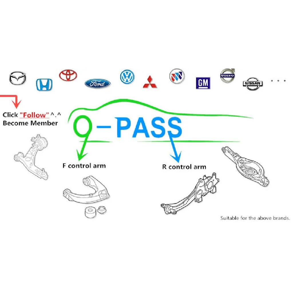 OPASS Rear Control Arm For Chevrolet  Equinox III GMC Terrain II 23326734 1 Piece