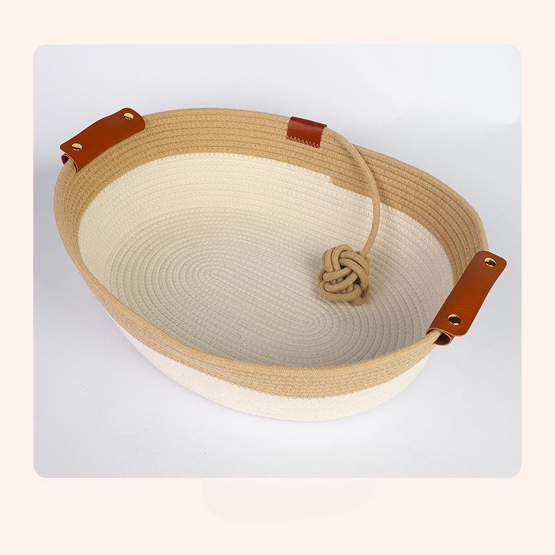 

Гнездо для кошки из ротанга, летний коврик, спальный коврик на все времена года, летнее прохладное гнездо, гнездо для собаки, гнездо для питомца, товары для кошек L