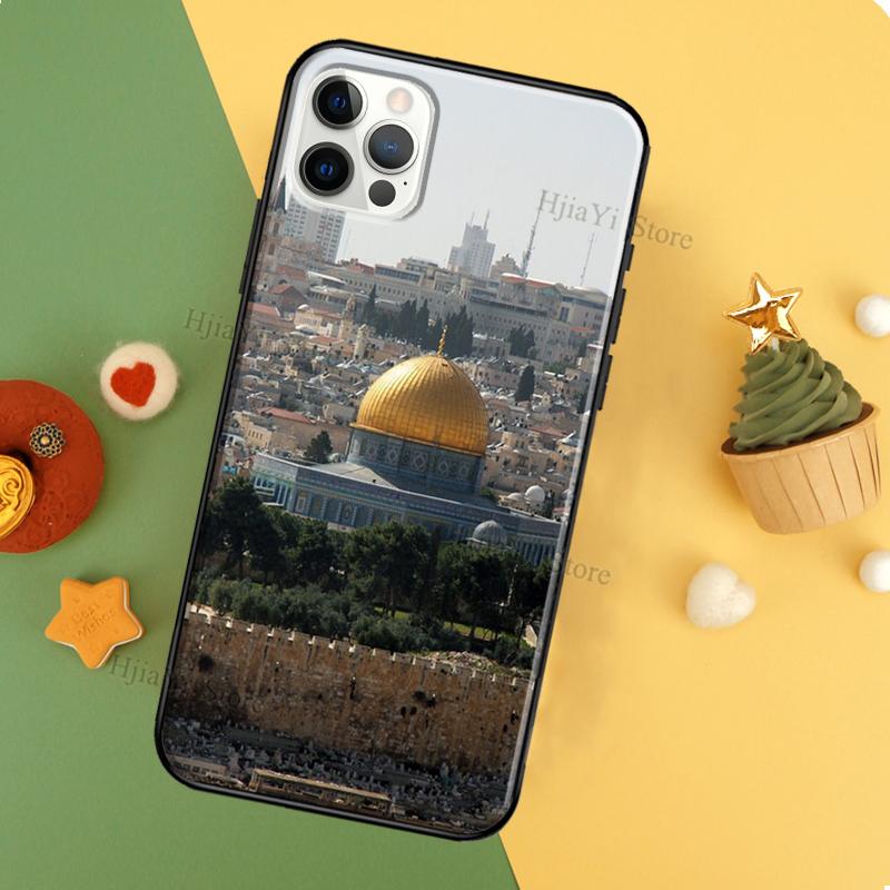 Jerusalem Dome of the Rock Case For Apple iPhone 13 12 Mini 11 14 Pro Max XS X XR 6S 7 8 Plus 5S SE 2020 Phone Cover