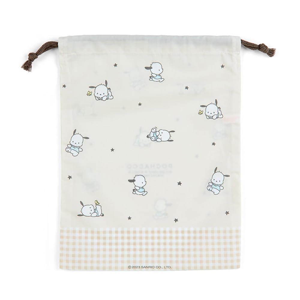 Sanrio Pochacco Drawstring 255271 Bag, Medium,