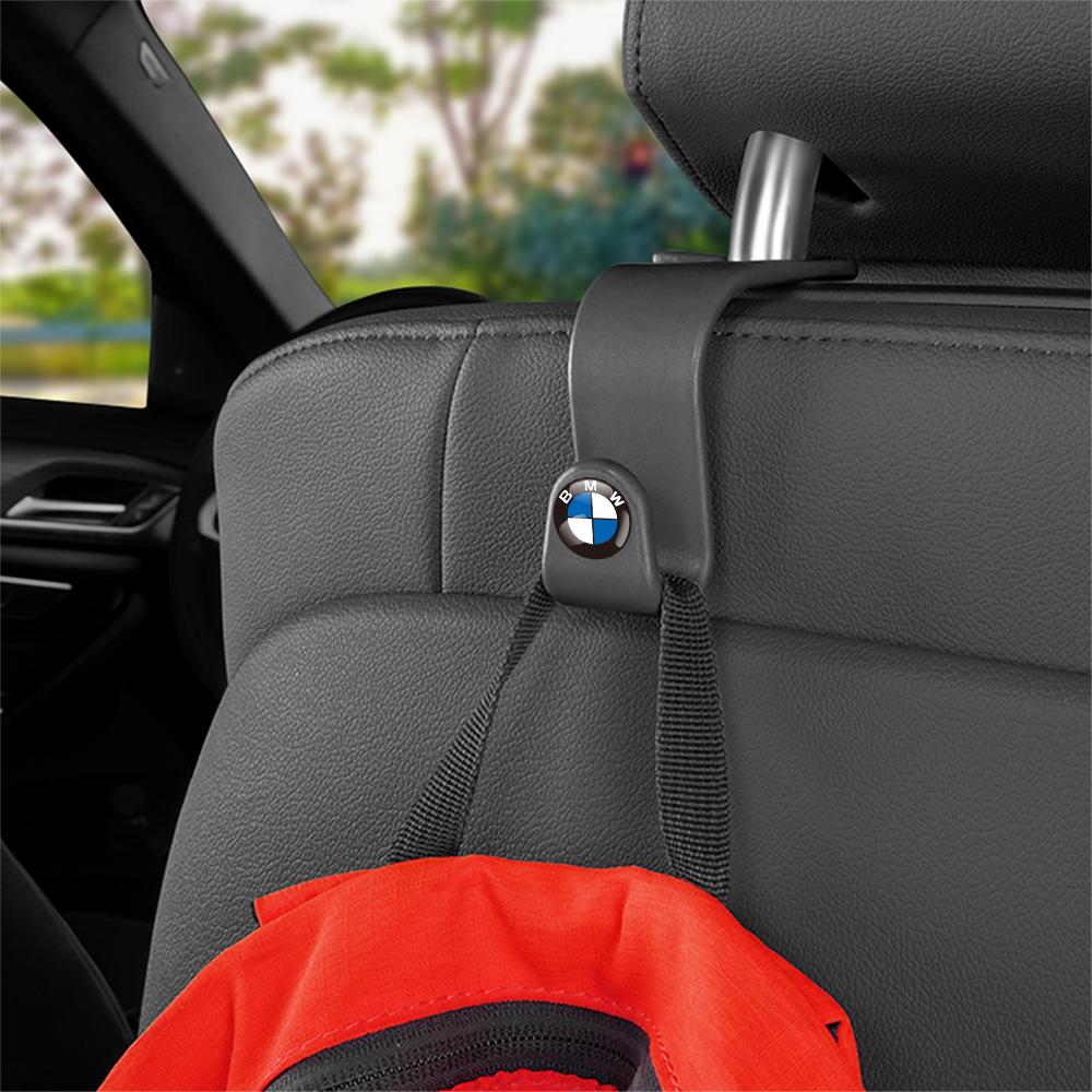 2 Pièces Crochet pour Appui-tête de Siège Auto Porte-manteau de Rangement pour Siège Arrière Organisateur Pour BMW M Performance E87 X1 X3 X5 X6 E36 E39 E46 E53 E90 E60 E30