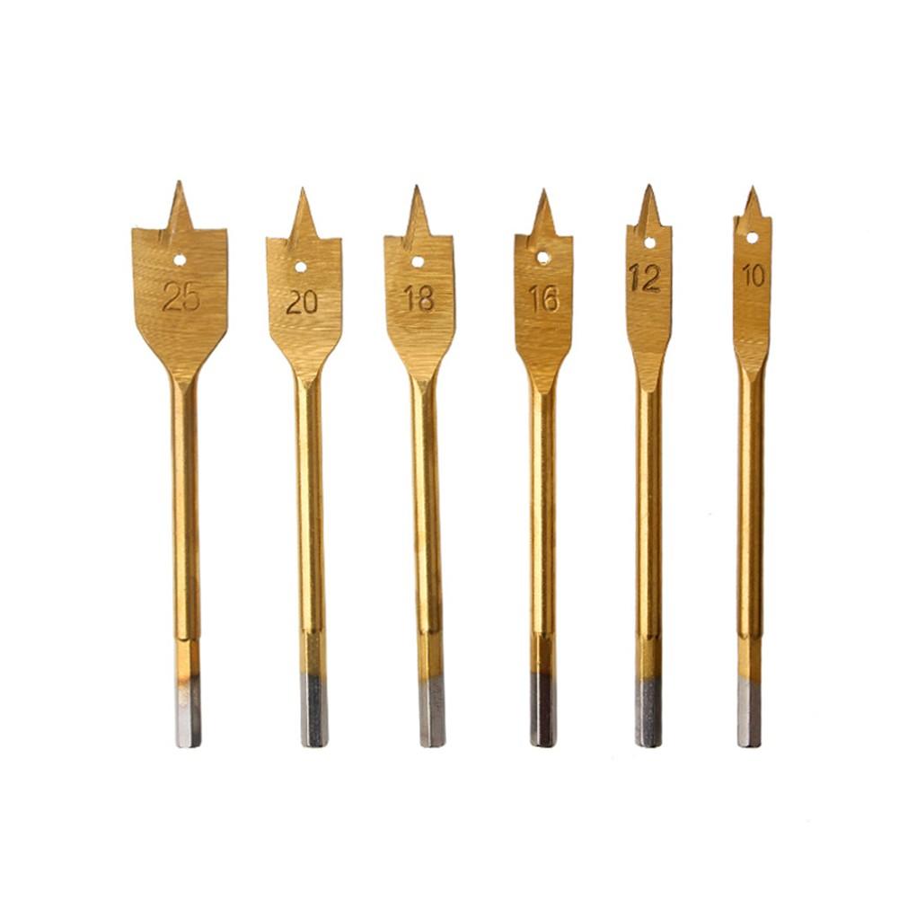 Holzbearbeitungsbohrer 10–25 mm, 1 Stück, genaue Positionierung, Gold