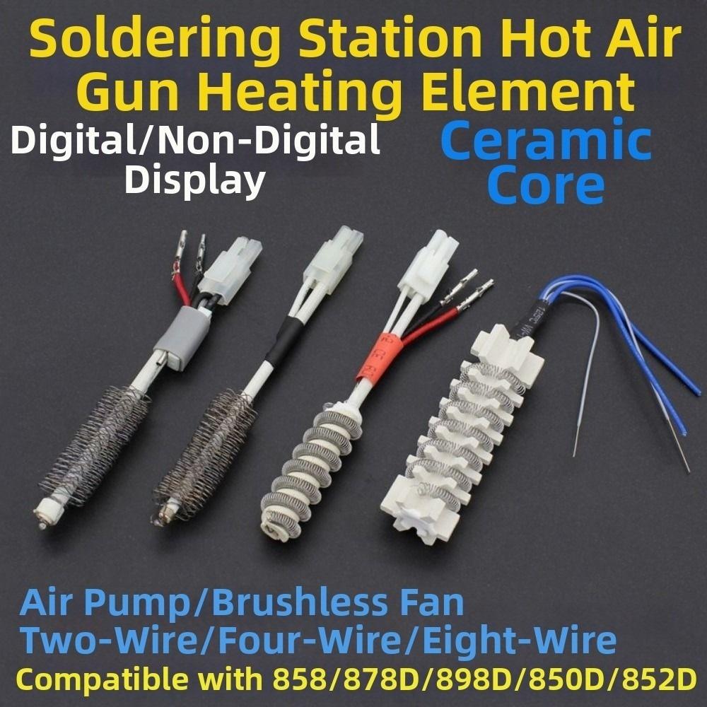 New 220V Heating Element Heat Core 850/858D 9 Styles Soldering Station Hot Air Tool 2000W Ceramic Heating Element Heater