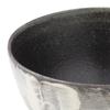 Marui Pottery Shigaraki Ware Hechimon Donburi Schale, ca.. 900ml Fassungsvermögen, Weißes Wellenmuster, Schwarz, MR-3-4594