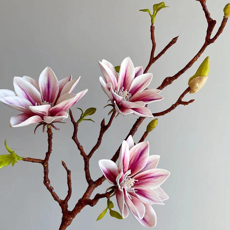 

1шт имитация цветочных веток свадебная гирлянда EVA Магнолия Букет Свадебный Доступно несколько вариантов