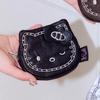 [Hello Kitty X Athe] Studded Black Strap Mini Pouch AAWA6E005BK