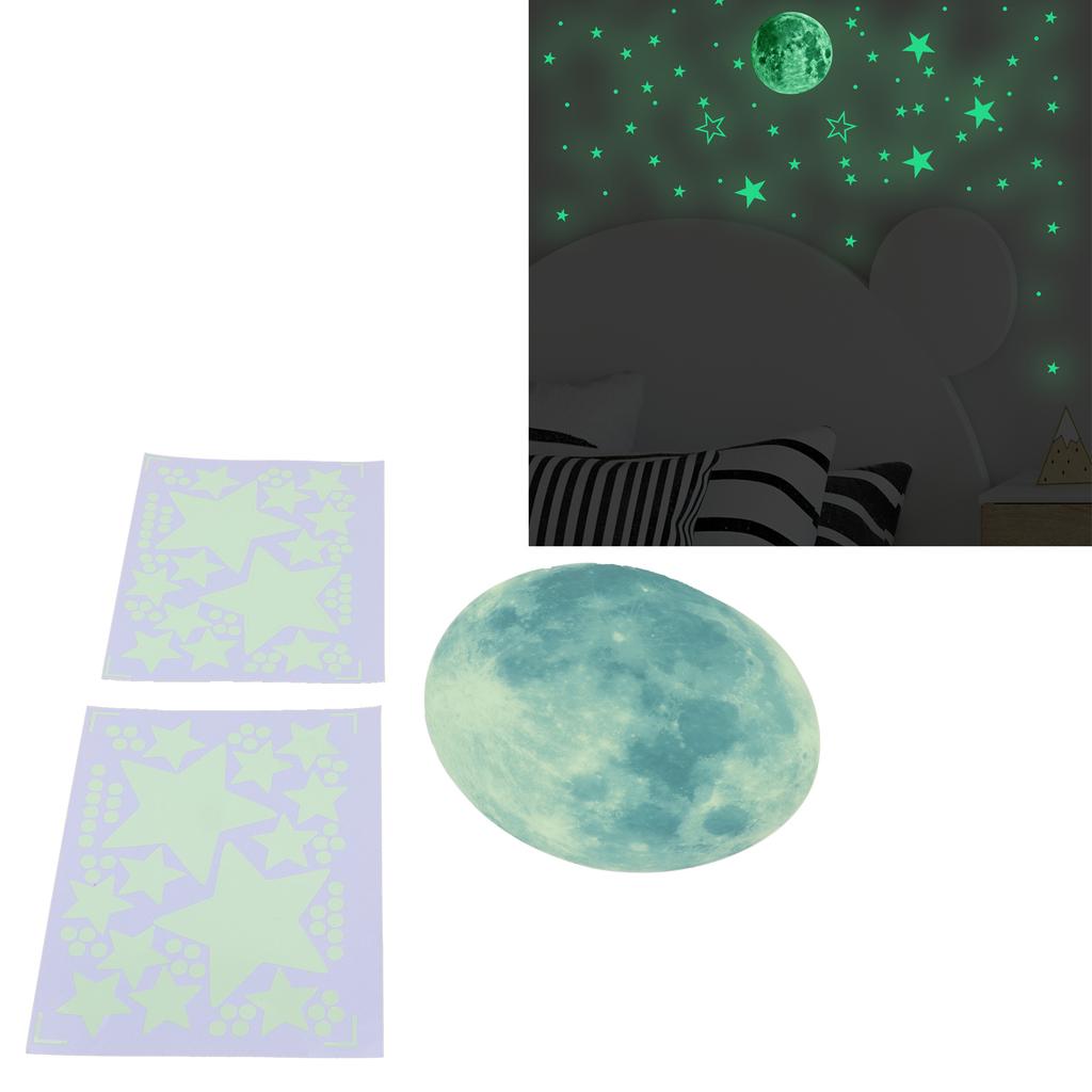 Planet Star Wall Stickers Luminous Wall Decals for Kids Room Baby Nursery Home Decoration