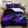 Celestial Soccer Star Bedding (1 * Duvet Cover + 2 * Pillowcase, Without Core) Bedding Set Duvet Cover and Pillowcase Soft and Comfortable