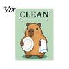 Easy Flip Dishwasher Indicator Clean Dirty Magnet, Acrylic Cartoon Animal Sign, Status Reminder Double-Sided & Magnet for Kitchen Decoration