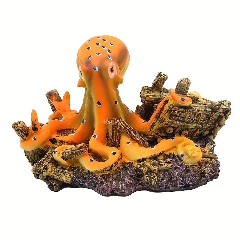 

Simulated Octopus Decoration Resin Submarine Ornaments Fish Tank Landscaping Crafts Aquarium Decorative Home Furnishings Craft