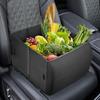 Passenger Seat Storage Compartment 30L Foldable Lumbar Support Car Storage Organizer Car Back Multifunctional Storage Box