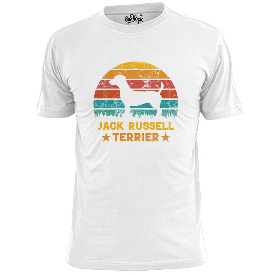 Mens Jack Russell Logo Terrier Dog T shirt Pooch Hound Pet 2XL