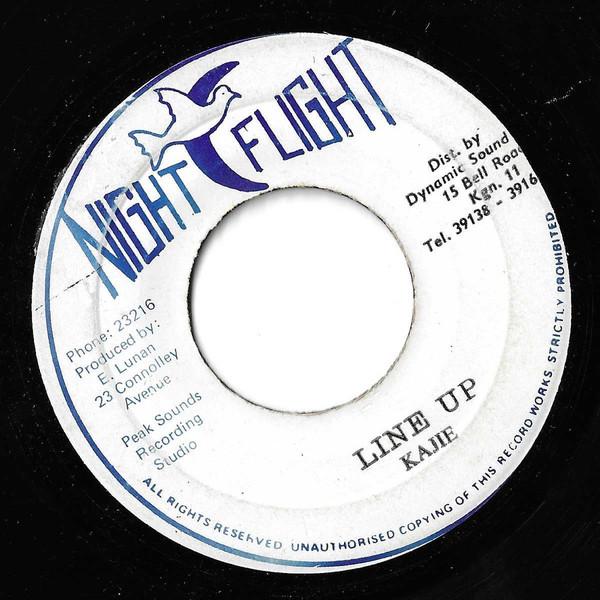 

7inch Record KAJIE - Line Up NONE Night Flight Jamaica Reggae, Ska & Dub Used