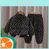 Set di Abbigliamento Autunnale per Bambino in Cotone per Bambini Piccoli Età 1-3 Anni