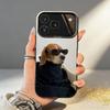 P-Pet Puppy Dog Cute Phone Case For iPhone17,16,15,14,13,12,11,Pro,MAX White Matte Shockproof Cover