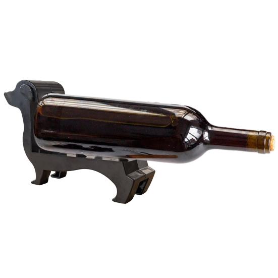 Dachshund Wine Bottle Holder Dog Shaped Beer Bottle Display Stand Organizer Rack Home Kitchen Bar Dining Table Desktop Decoration