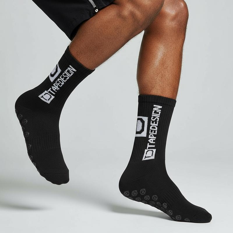 Sports Socks Men's Mid-calf Socks Silicone Non-slip Dot Socks Basketball Yoga Socks