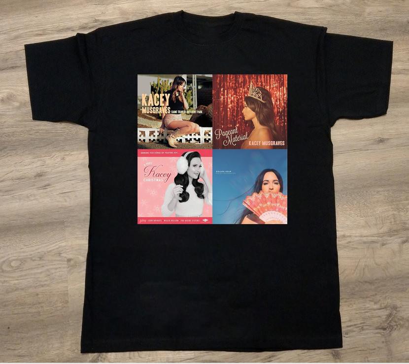 Kacey Musgraves Black Cotton Shirt All size S-5XL BS1976 XXXL