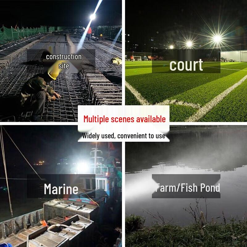 Rongwei 220V Remote Control Auto-Cruise Xenon Searchlight