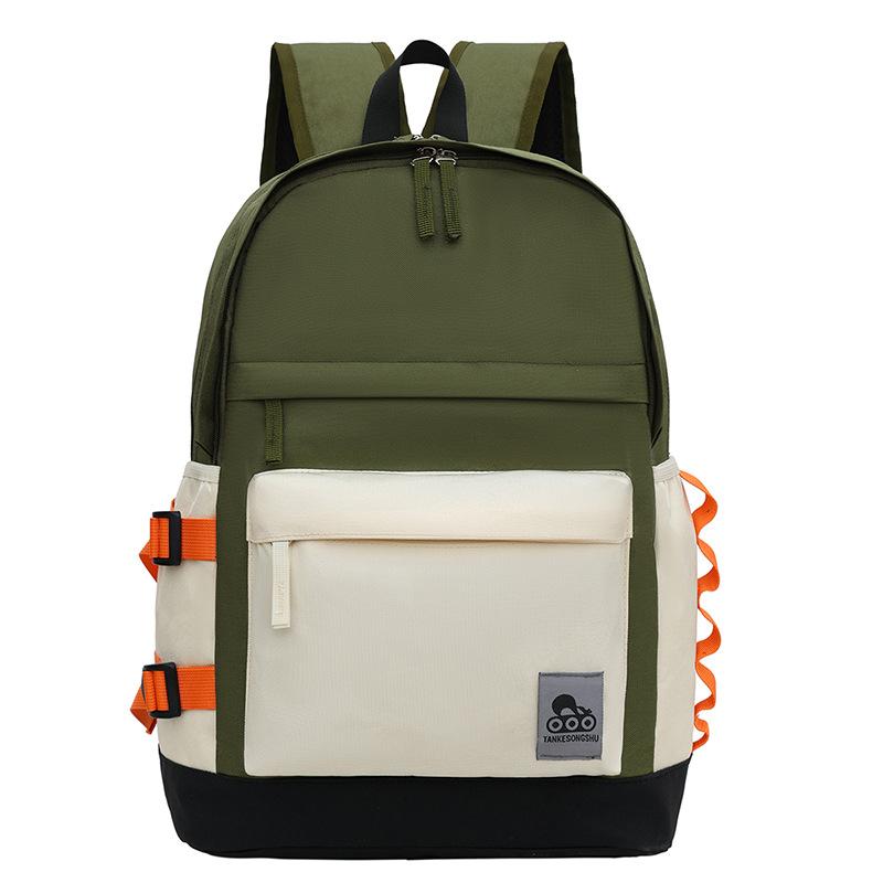 School Bag 2025 New Fashion Outdoor Travel Backpack Versatile Junior High School Student School Bag Large Capacity Outdoor Leisure Backpack