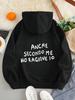 Letter Print Kangaroo Pocket Hoodie, Casual Long Sleeve Drawstring Hooded Sweatshirt, Women'S Clothing
