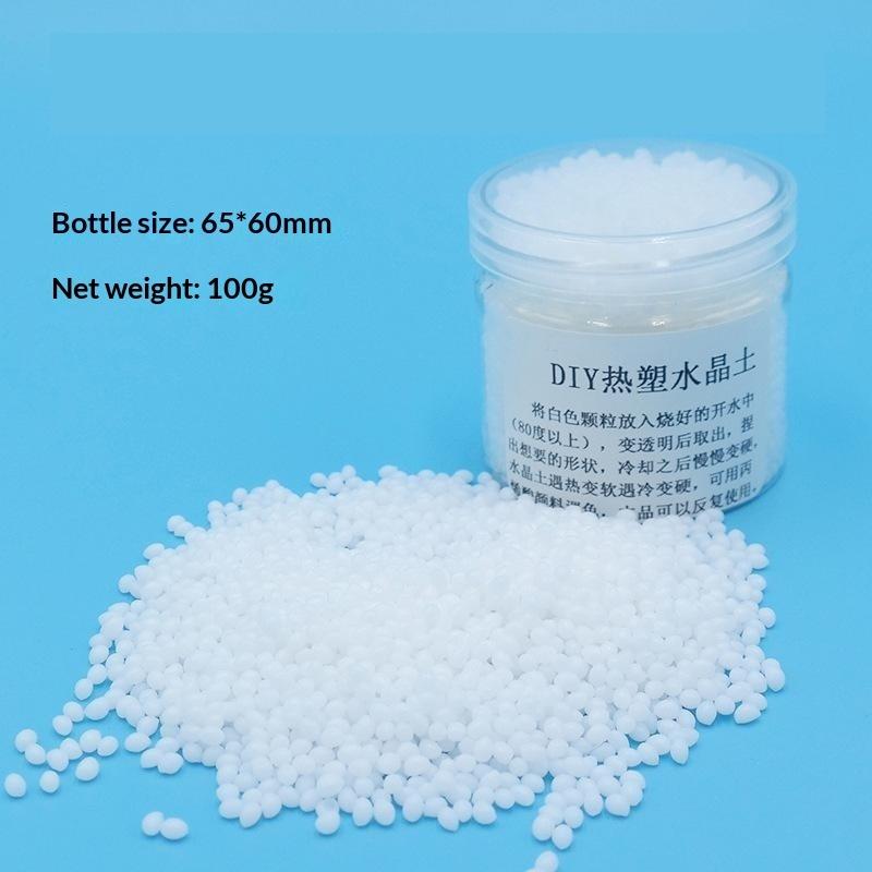 Low Temperature Melting Polymorph Thermoplastic Pellets 50/80/100g for DIY Craft Model Repair Handwork