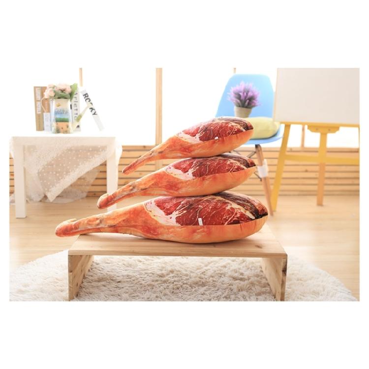 Morbido Peluche a Forma di Prosciutto Riempito di Cotone PP per Comfort e Decorazioni in Varie Misure Supporto Confortevole Cuscino Decorativo