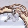 Sweet Butterfly Keychains Party Gifts Stainless Steel Material Cute Keychains Handbag Pendent Keyrings for Women Girls