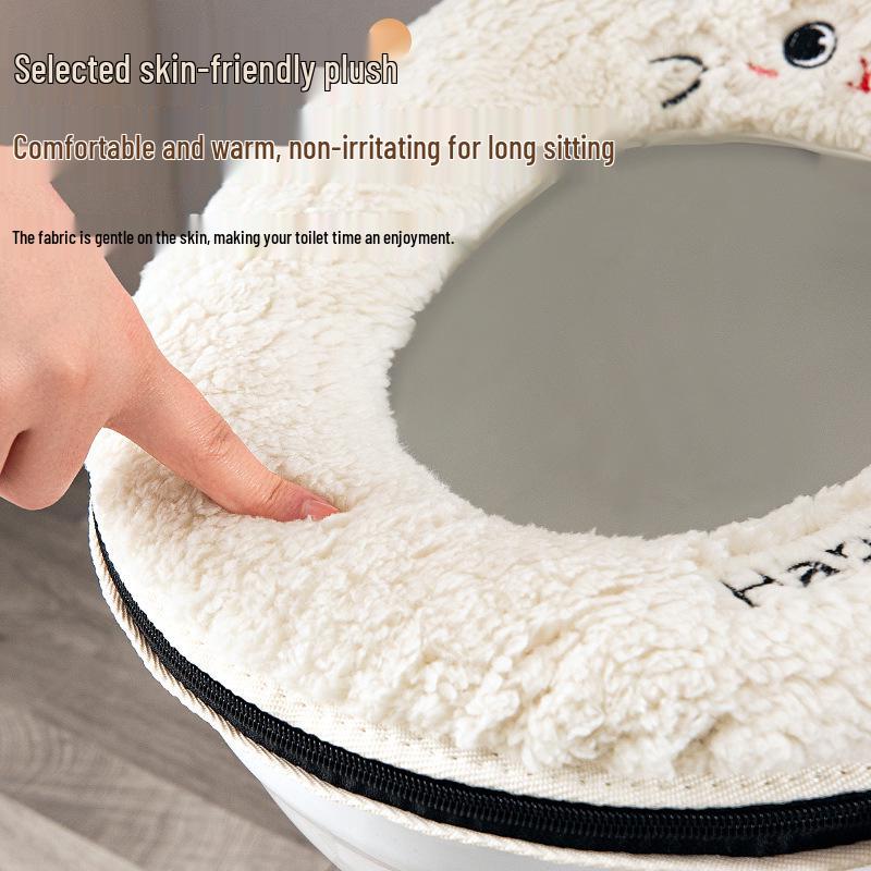 Winter 2025 Plush Toilet Seat Cushion - Newcomer Discount